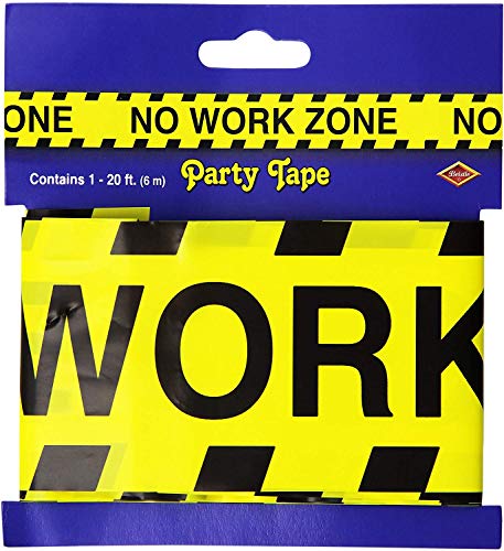 Beistle No Work Zone Party Tape Party Accessory (1 count) (1/Pkg) - Image 3