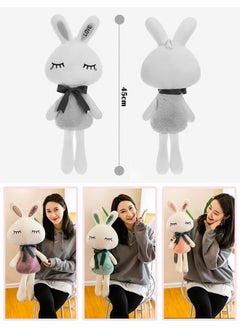 ZCM-HAPPY Bunny Doll Plush Toy Chemical Free Antibacterial Cute Soft 45cm  - Image 3