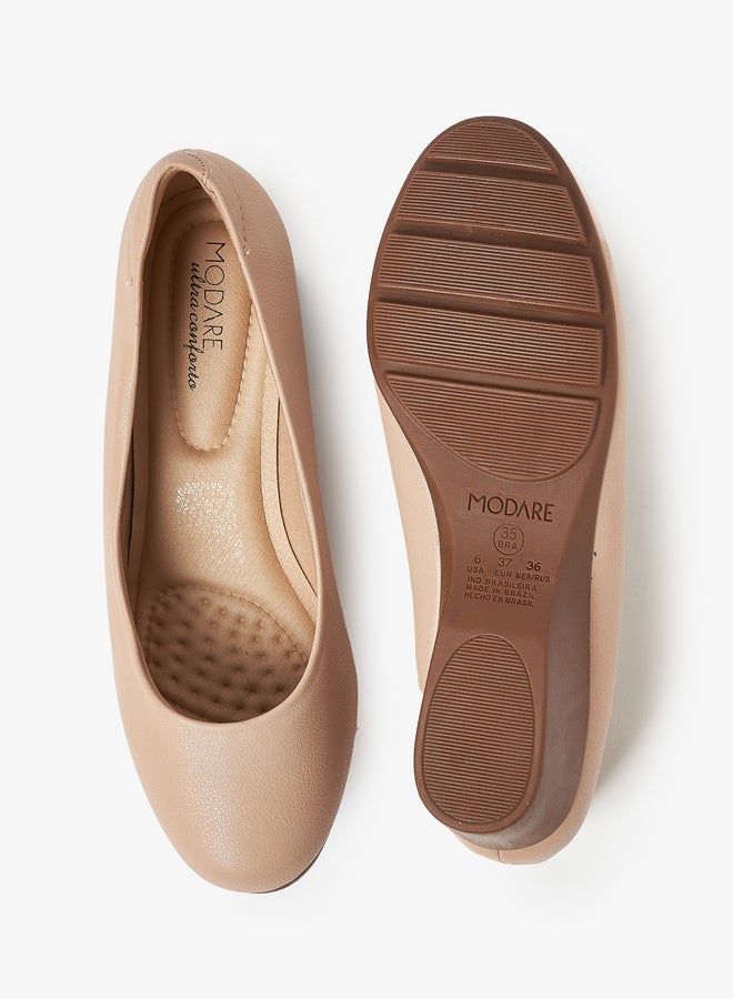 MODARE Solid Open Toe Block Heel Sandals - Image 2