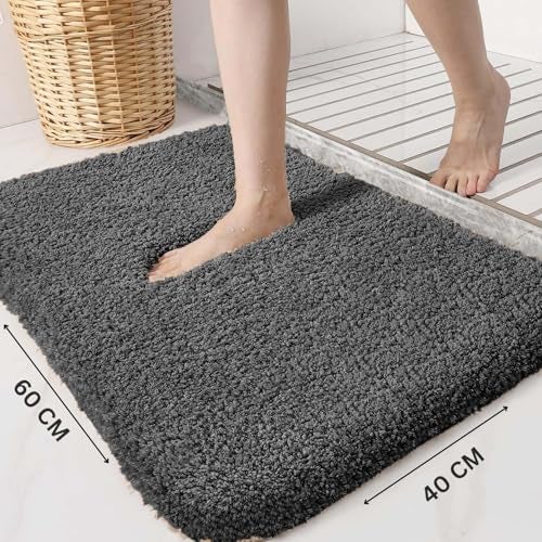 MAXOSHINE Microfiber Bathroom Mat Anti Skid-Highly Absorbent Super Soft Door Mats for Home Kitchen Living Room-2000 GSM Floor Mat - Image 4