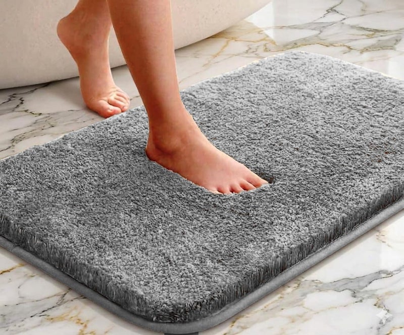 MAXOSHINE Microfiber Bathroom Mat Anti Skid-Highly Absorbent Super Soft Door Mats for Home Kitchen Living Room-2000 GSM Floor Mat - Image 1