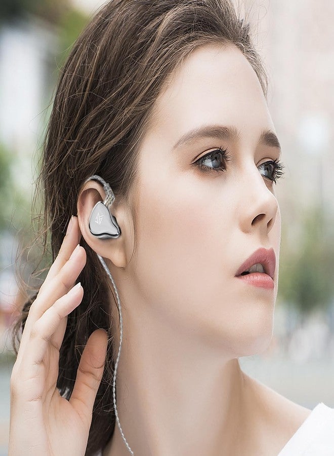 KZ ZAS 7BA+1DD in Ear Earphone 8 Unit Hybrid Technology Flagship Wired Earbuds Monitor Headphones 8Core Cable Music Sport Earphone (with Mic, White) - Image 2