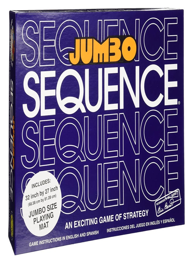 Sequence Jumbo Edition - Family Board Game - Image 1