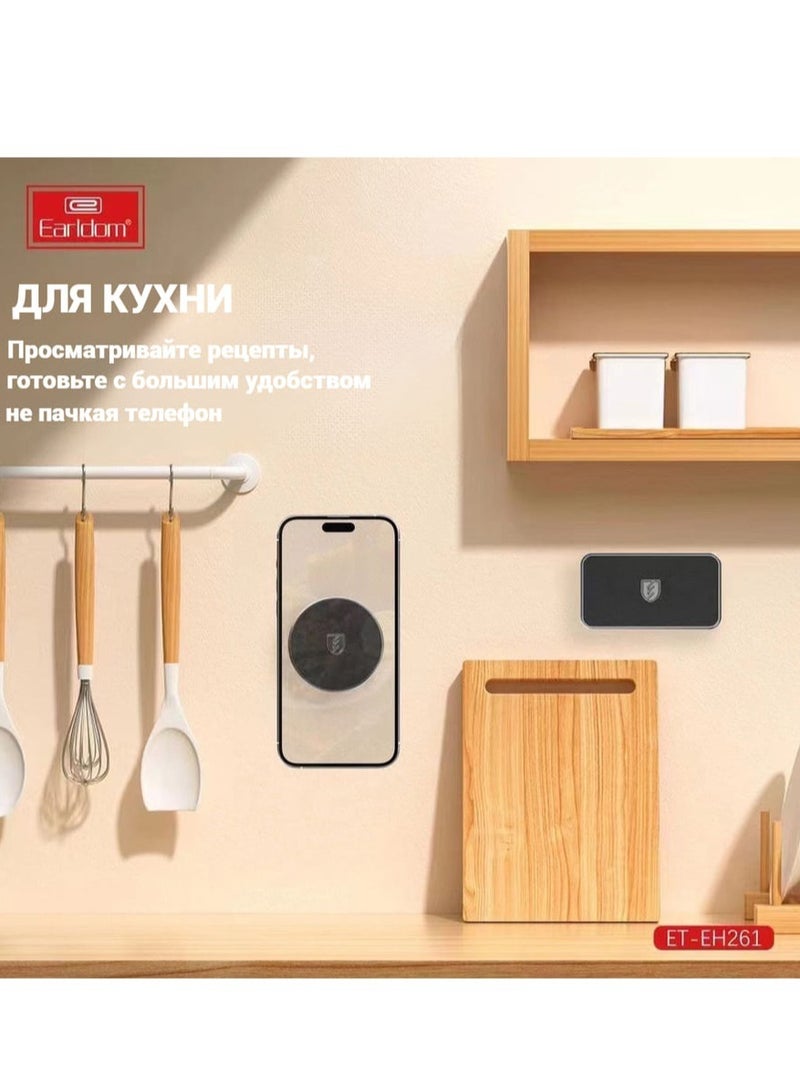 JAJEEK Magnetic Car Holder – Dashboard Mount, Black, Secure Grip for Smartphones - Image 4