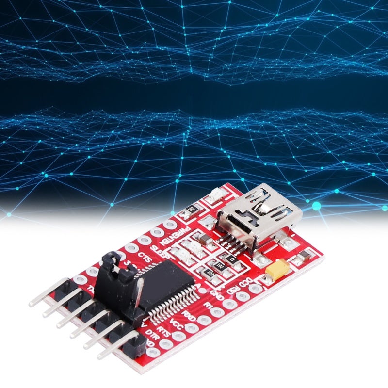 USB Conversion Module FT232RL Chip Durable PCB - Easy USB to Serial UART Interface 6-Pin Design for Industrial Engineering - Image 5