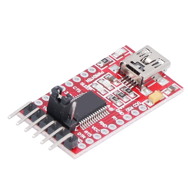 USB Conversion Module FT232RL Chip Durable PCB - Easy USB to Serial UART Interface 6-Pin Design for Industrial Engineering - Image 2