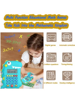 Generic Dinosaur Math Toy, Kids Educational Toys with Music for 5-8 Year Old, Children Calculator Toy for Birthday Gift Holiday Gift  - Image 5