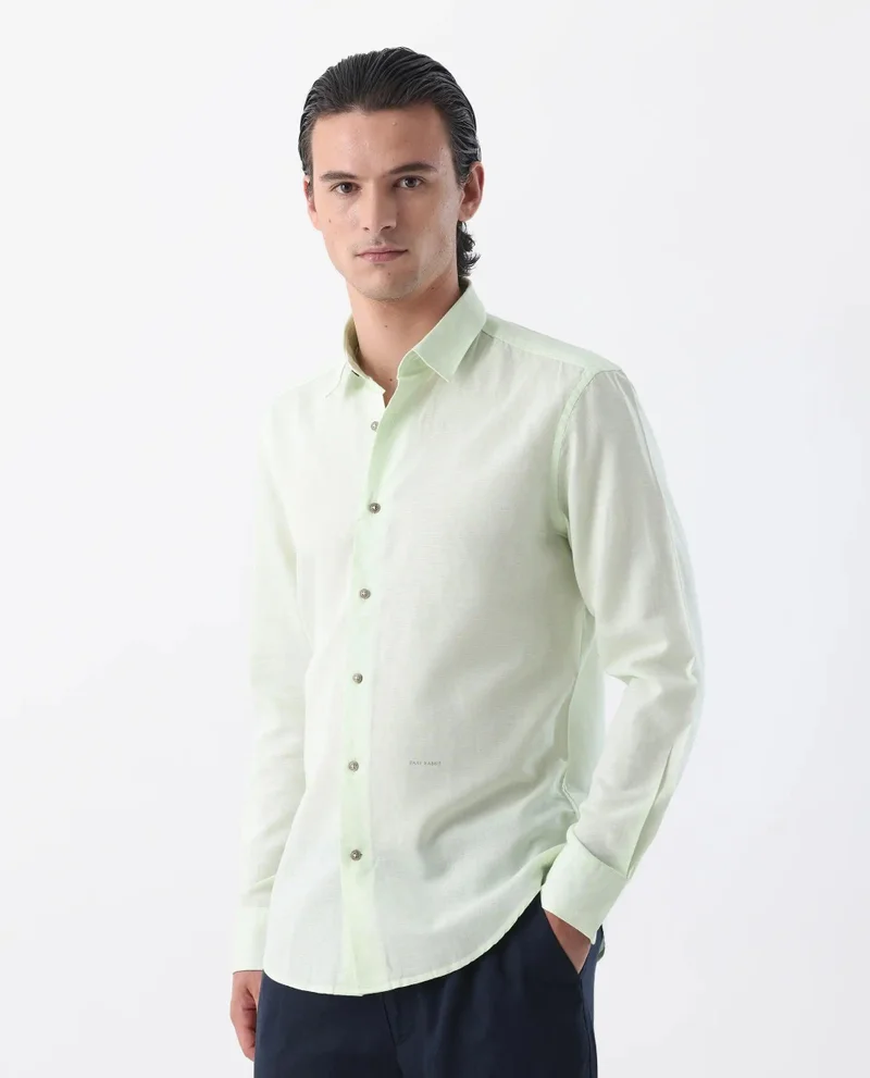 Rare Rabbit Men's Linen Blend Shirt