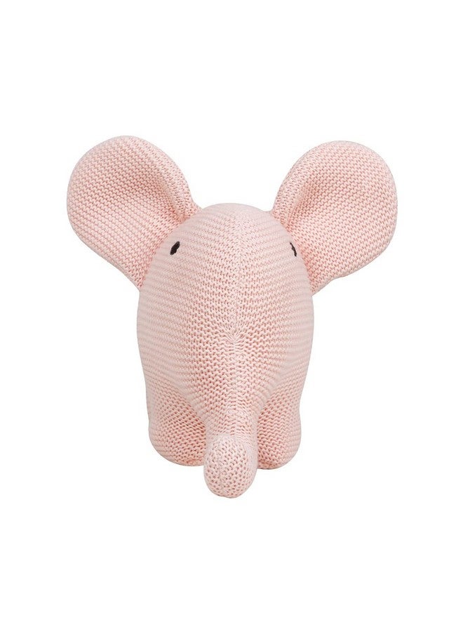 Pluchi Cotton Knitted Plush Toy Stuffed Animal Suitable for Babies & Kids (Misty Rose) - Image 4