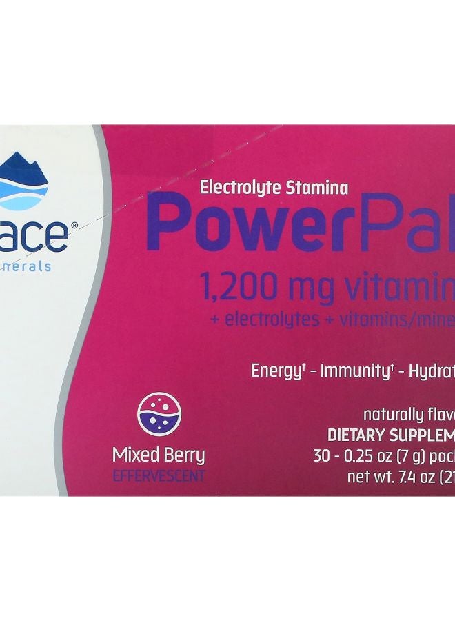 Trace Minerals Electrolyte Stamina PowerPak Mixed Berry 30 Packets 0.25 oz (7 g) Each