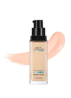 MAYBELLINE NEW YORK Maybelline Fit Me Matte + Poreless Liquid Foundation - 130  - Image 1