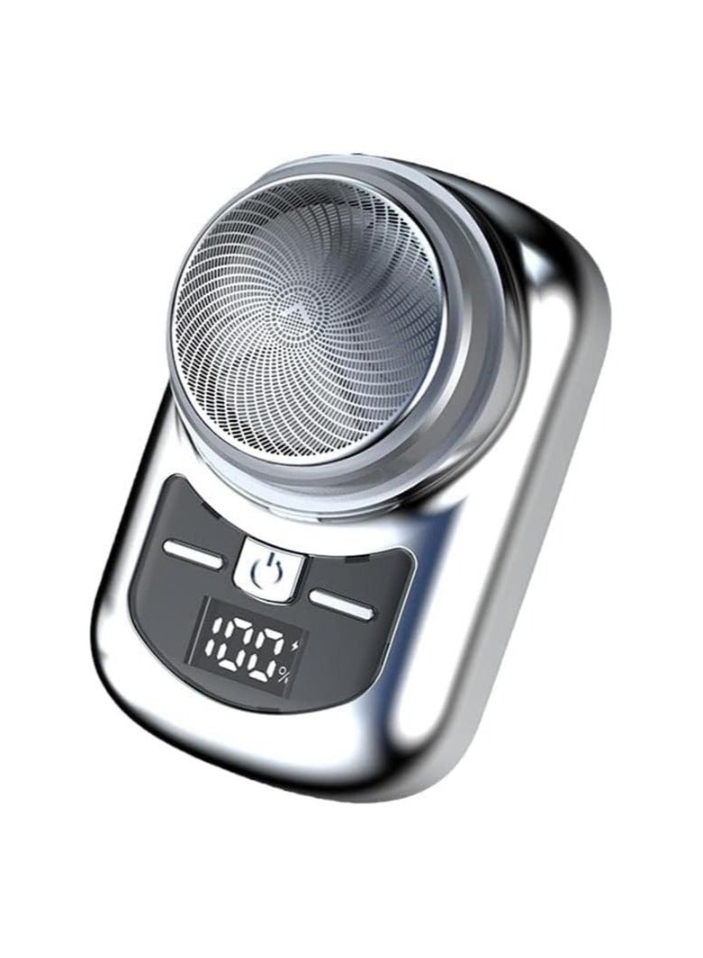 عام حلاقة كهربائية، حلاقة كهربائية صغيرة للرحلات للرجال، حلاقة محمولة للوجه خالية من السلكية، حلاقة ذاتية الشحن للشارب - Image 1