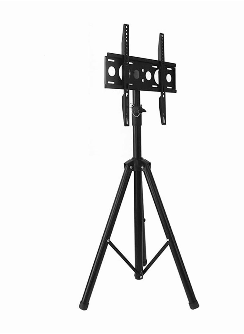 Chulovs NEW Black Tripod TV Display Portable Floor Stand Height Adjustable Mount for 32 to 55 Inch Flat Screens,VESA 400 x 400, Max Load 45kg  - Image 1