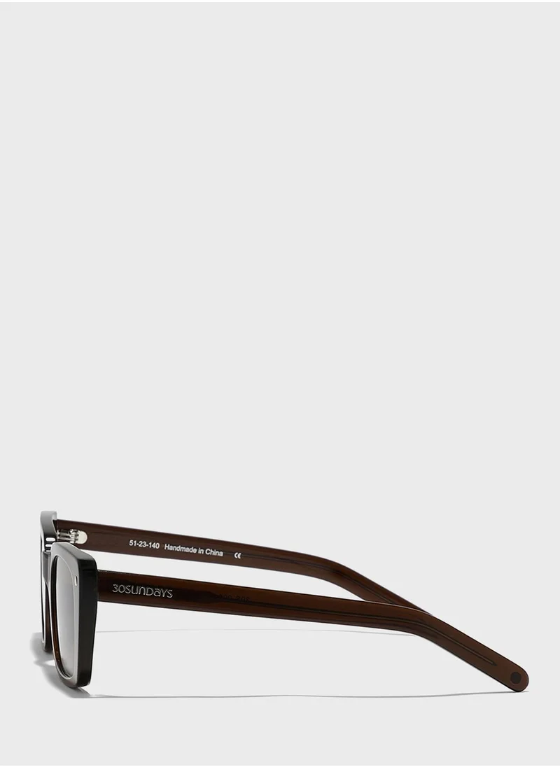 30Sundays That'S Wow Shape Sunglasses