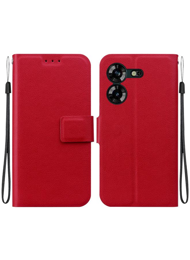 إيروريكس جراب هاتف Tecno Pova 5 فائق النحافة مصنوع من الجلد مع مشبك مغناطيسي - Image 1