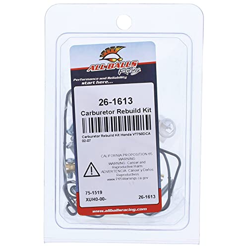 All Balls Racing Carburetor Rebuild Kit 26-1613 Compatible With/Replacement For Honda VT750DCA 2002-2007 - Image 4