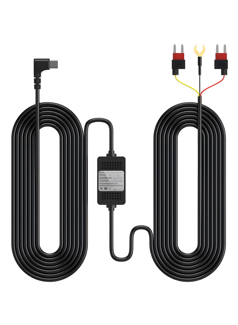 BIG MAX UP03 Wiring Kit Mini USB 10ft Car Dashboard Cameras 12-30V To 5V/2.4A 24 Hours Parking Surveillance Power - Image 1