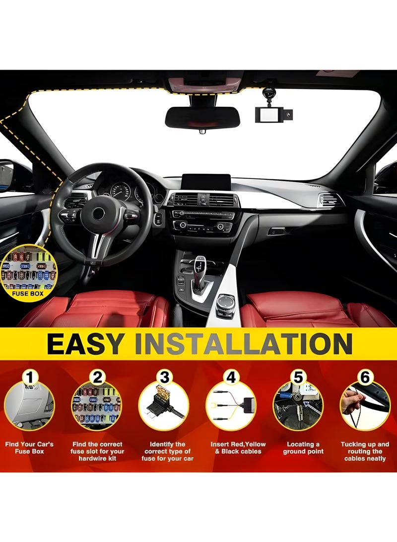 BIG MAX UP03 Wiring Kit Mini USB 10ft Car Dashboard Cameras 12-30V To 5V/2.4A 24 Hours Parking Surveillance Power - Image 3