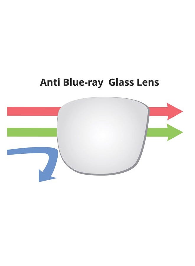 SA106 Womens Plastic Cat Eye Horn Rim 100% Blue Light Filtering Computer Glasses Rainbow - Image 5