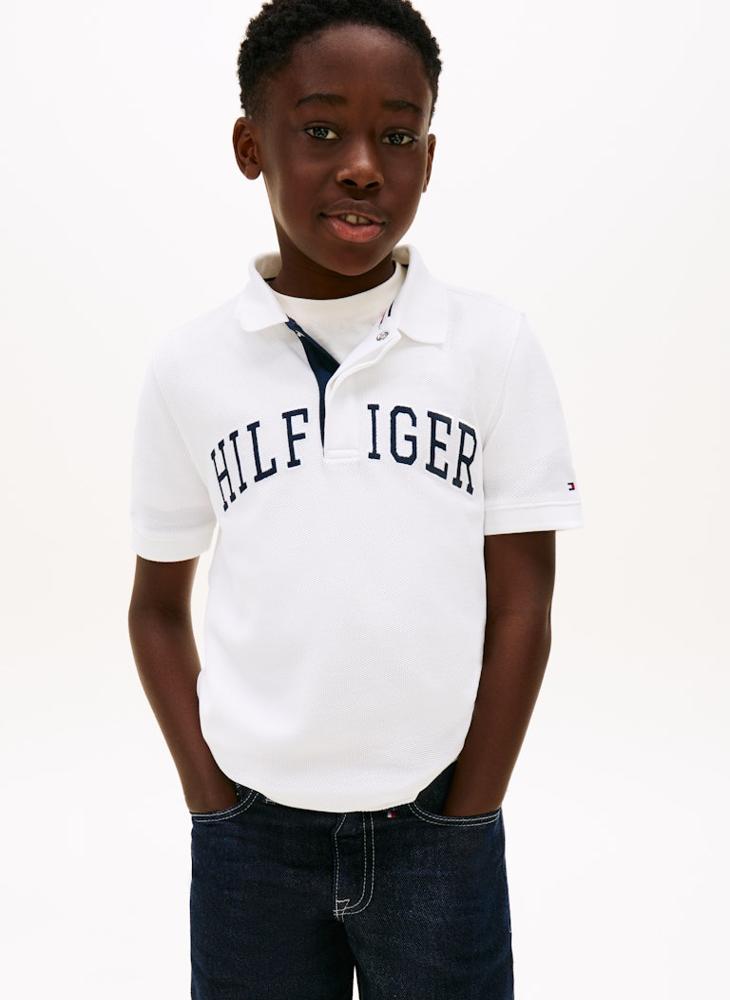 TOMMY HILFIGER Regular Fit Textured Polo Shirt - Image 1