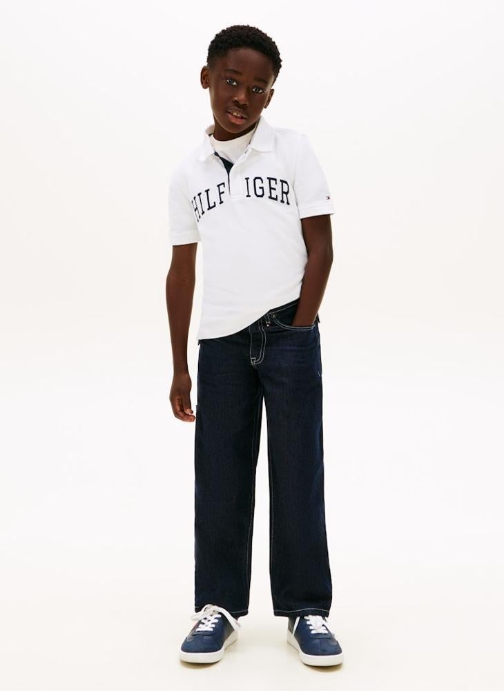 TOMMY HILFIGER Regular Fit Textured Polo Shirt - Image 4