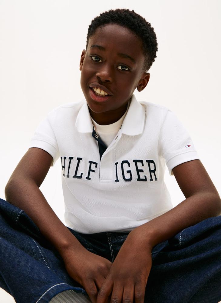 TOMMY HILFIGER Regular Fit Textured Polo Shirt - Image 3