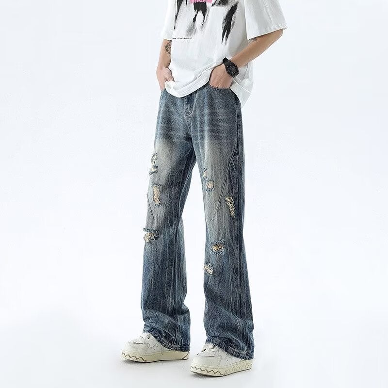 Unisex Casual Daily Denim Jeans - Image 4