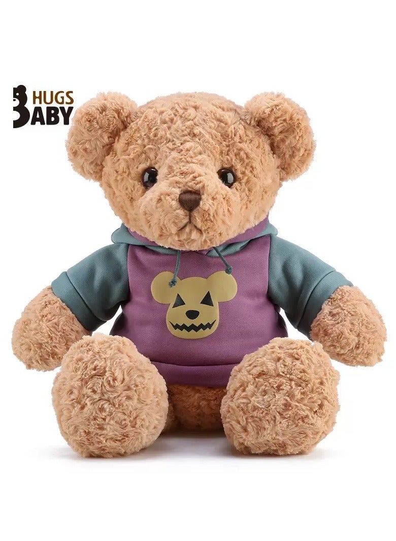 VRCOW 50cm hooded sweatshirt teddy Bear Stuffed Animal, Soft Cuddly Stuffed Plush Bear, Gifts for Kids Baby Toddlers on Baby Shower, Valentine's Day  - Image 2