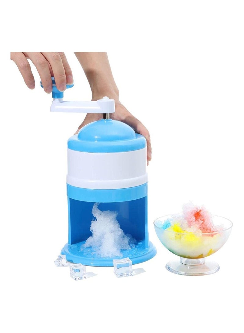 SOSEKO Shaved Ice Machines Manual Ice Crushers Portable Hand Crank Mini - Image 1