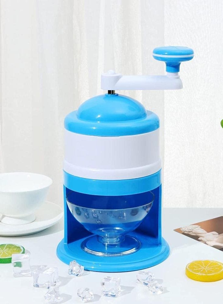 SOSEKO Shaved Ice Machines Manual Ice Crushers Portable Hand Crank Mini - Image 3