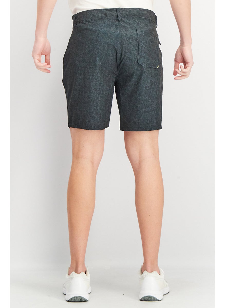Kenneth Cole Men Heather Basic Short, Navy Blue  - Image 4