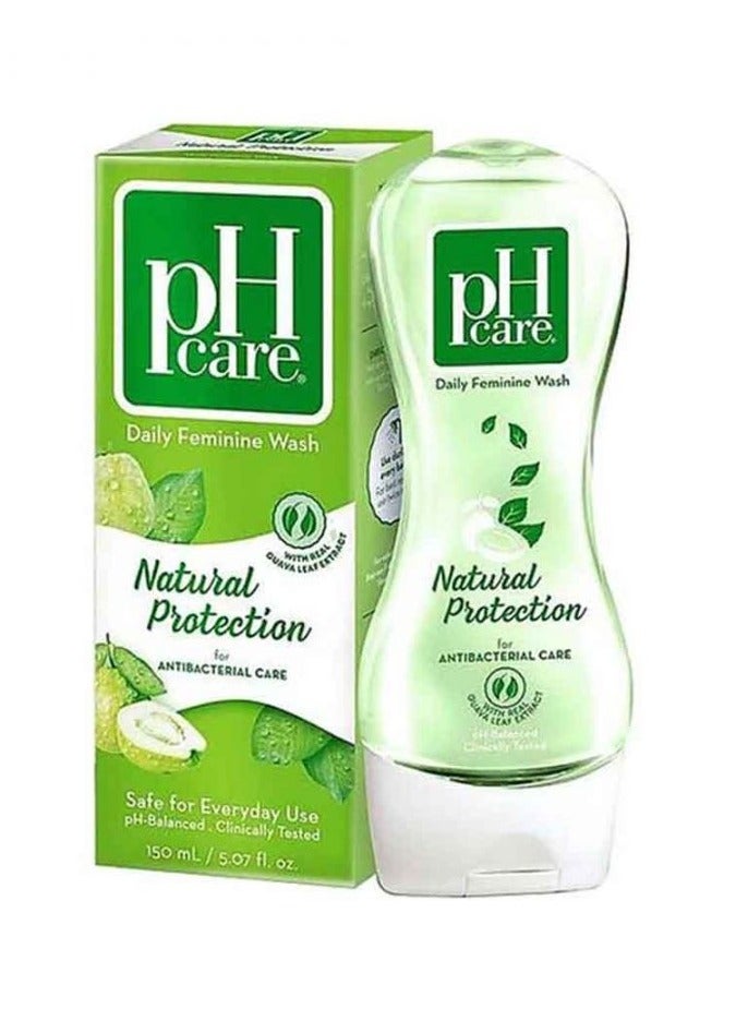 Ph Care Daily Feminine Wash Natural Protection 150ml - Image 1