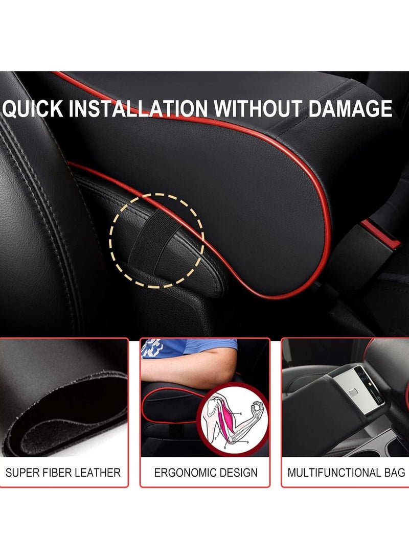Generic Central Leather Armrest Cushion For Car  - Image 5