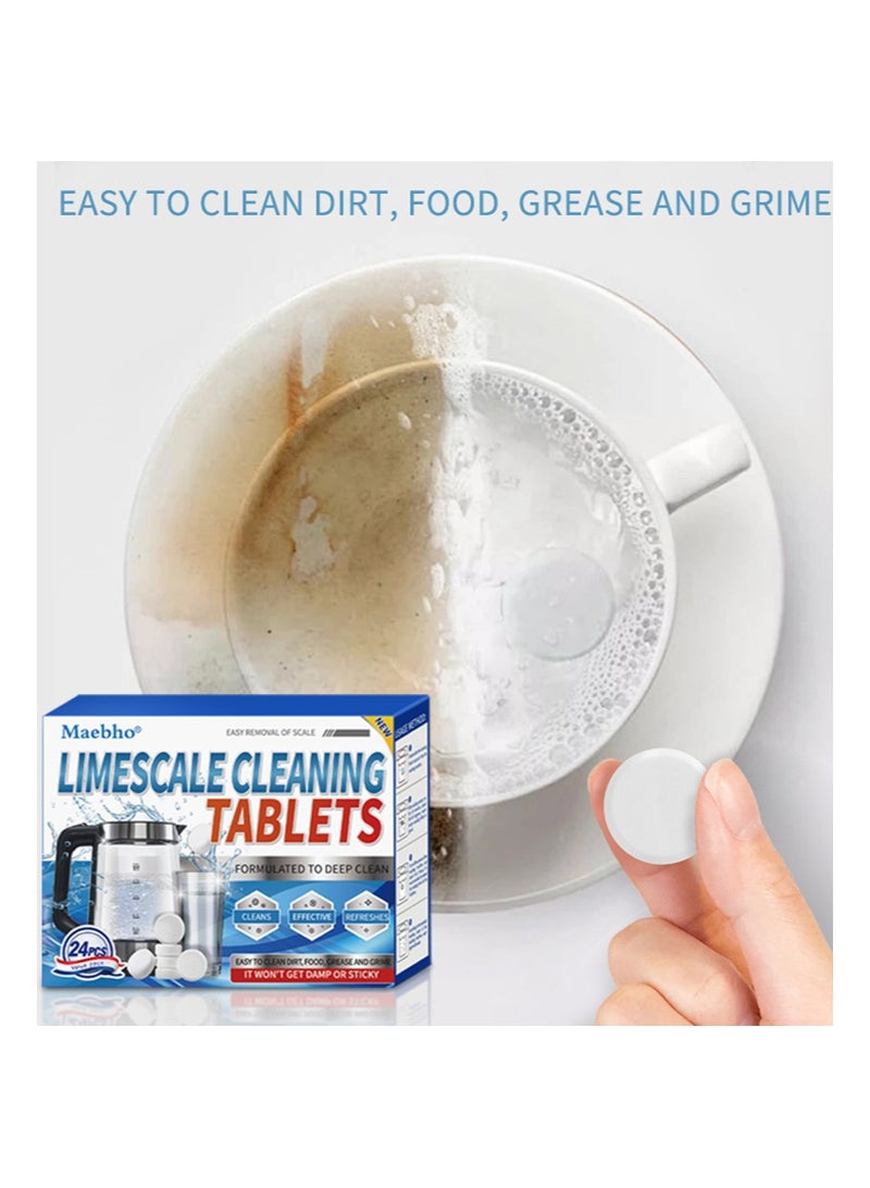Maebho 48 Piece Limescale Cleaning Tablets，High Efficiency Kettle Cleaning Tablets，Effectively Removes Limescale，Suitable For Kettles，Water Bottles，And Thermoses - Image 3