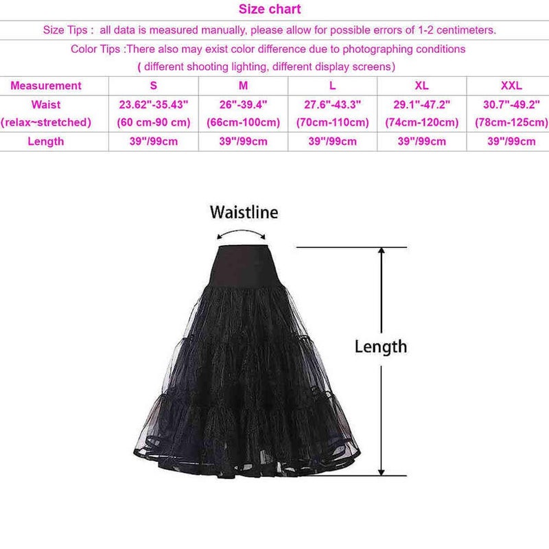 Kumeng Women's Ankle Length Petticoats Long Plus Size Wedding Slips Crinoline Underskirt for Prom Evening Wedding Dress - Image 2