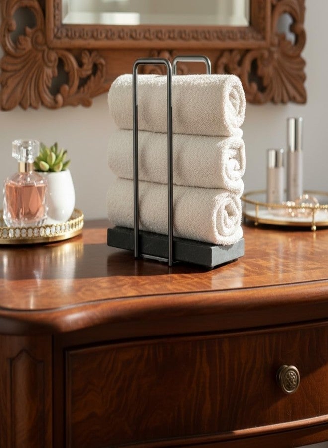 MASON HOME Imperial Napkin Holder Black - 1pc - L 25.4" x B 17.8" x H 7.6" | Bathroom - Kitchen - Bedroom - Washbasin | Towel - Kitchen Roll - Paper Towel | Home Décor | Organizer | Stand - Image 4