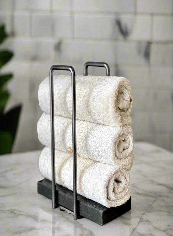 MASON HOME Imperial Napkin Holder Black - 1pc - L 25.4" x B 17.8" x H 7.6" | Bathroom - Kitchen - Bedroom - Washbasin | Towel - Kitchen Roll - Paper Towel | Home Décor | Organizer | Stand - Image 1