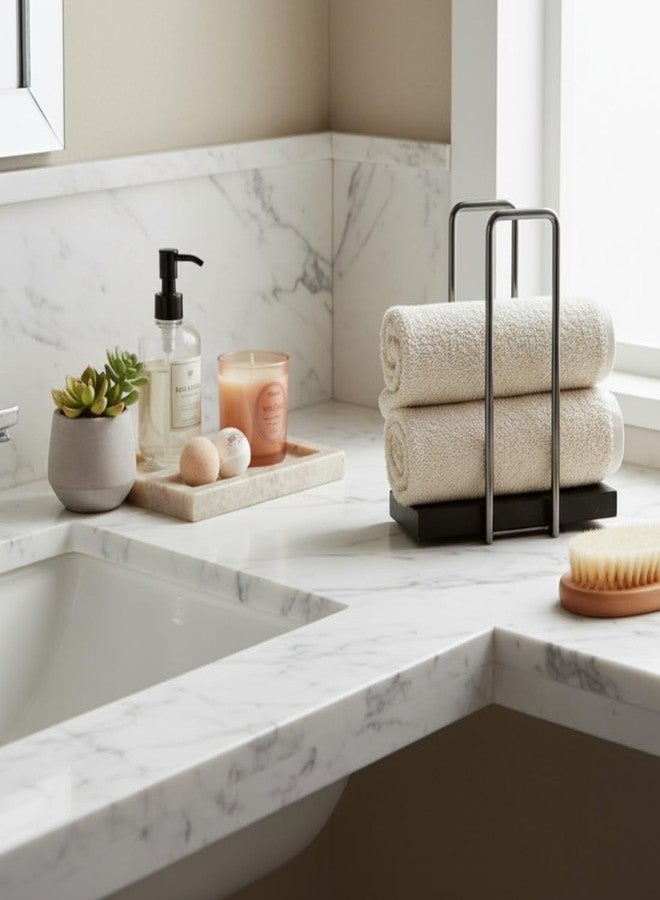 MASON HOME Imperial Napkin Holder Black - 1pc - L 25.4" x B 17.8" x H 7.6" | Bathroom - Kitchen - Bedroom - Washbasin | Towel - Kitchen Roll - Paper Towel | Home Décor | Organizer | Stand - Image 5