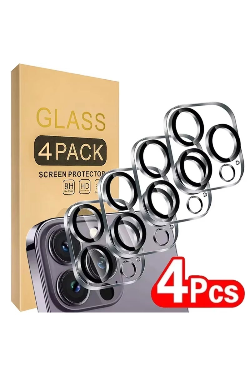 إيروريكس قطعة واحدة من زجاج الكاميرا لهاتف iPhone 16 Pro (Max) 4/1 قطعة واقي زجاجي عالي الدقة للكاميرا الخلفية لهاتف iPhone 16 15 11 14 P - Image 1