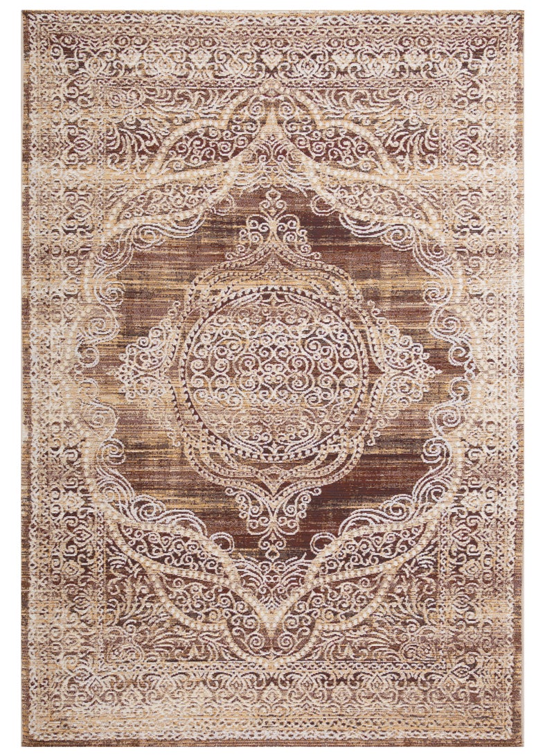 لوفت باتيك، سجادة خارجية، سجادة أريكة، سجادة معيشة، مقاس 160×235 سم، قماش، متعدد الألوان، صنع في مصر-1129N-Q3 - Image 2