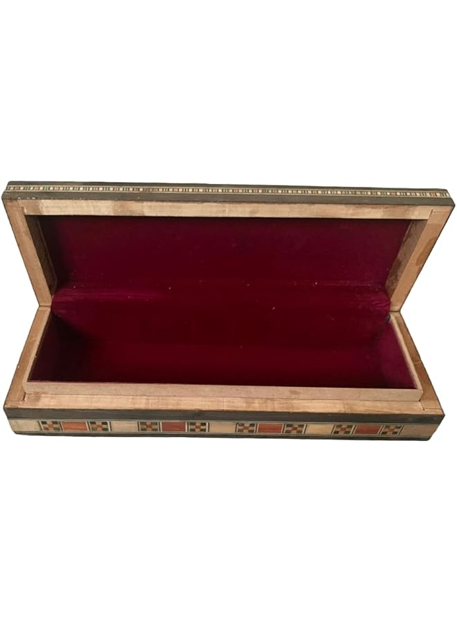 erorex Wooden Mosaic Box Gift Box Incense Box Pen Box - Image 3