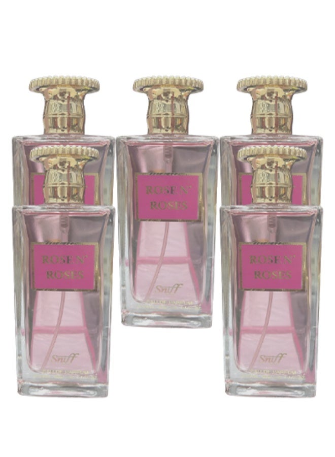 Sniff 5 Pieces Rose N Roses Perfume For Women 100ml EDP - Image 1