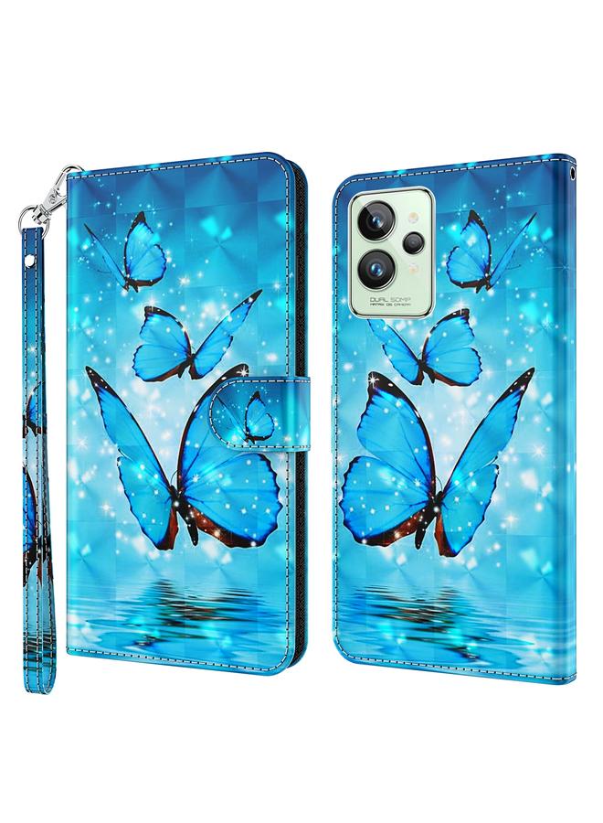 S-TOP Case For Realme GT2 Pro 3D Painting Pattern TPU + PU Phone Case - Image 1