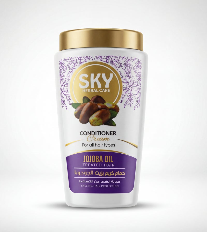 Sky Herbal Care Cream Bath 1000 grams with Jojoba Oil - Image 1
