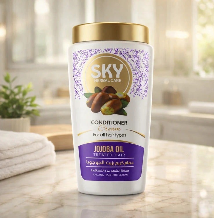 Sky Herbal Care Cream Bath 1000 grams with Jojoba Oil - Image 3