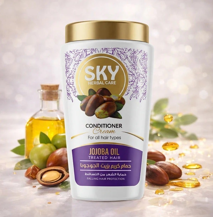 Sky Herbal Care Cream Bath 1000 grams with Jojoba Oil - Image 5