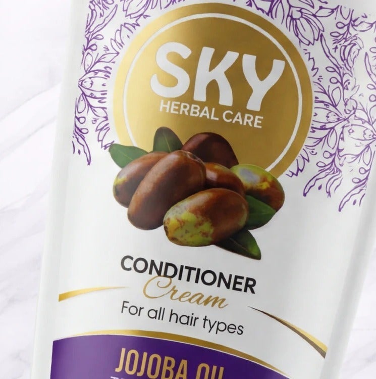 Sky Herbal Care Cream Bath 1000 grams with Jojoba Oil - Image 2