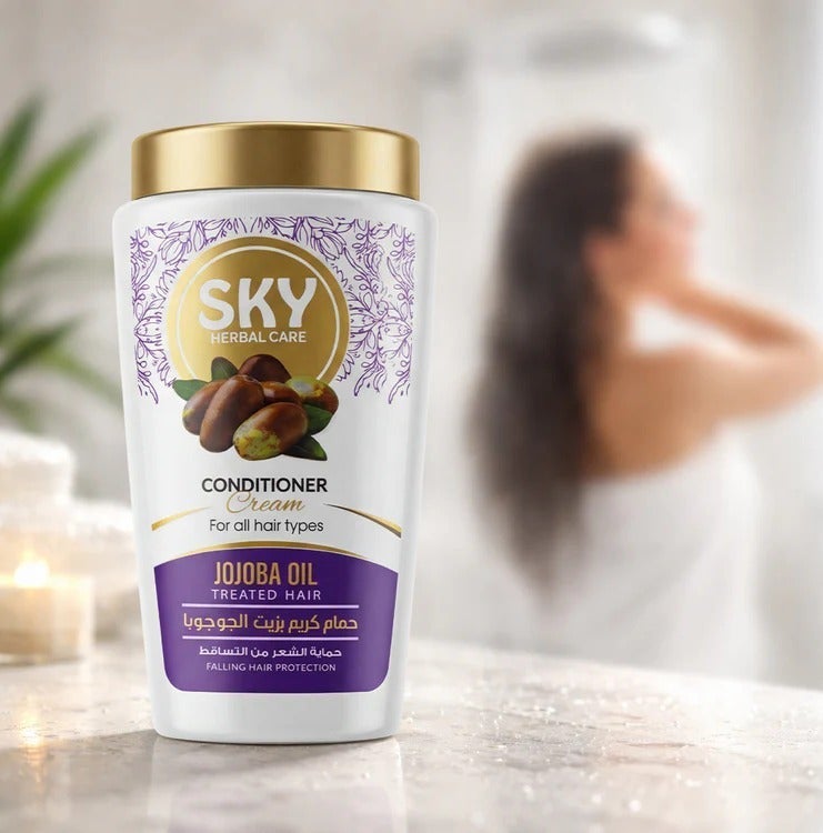 Sky Herbal Care Cream Bath 1000 grams with Jojoba Oil - Image 4