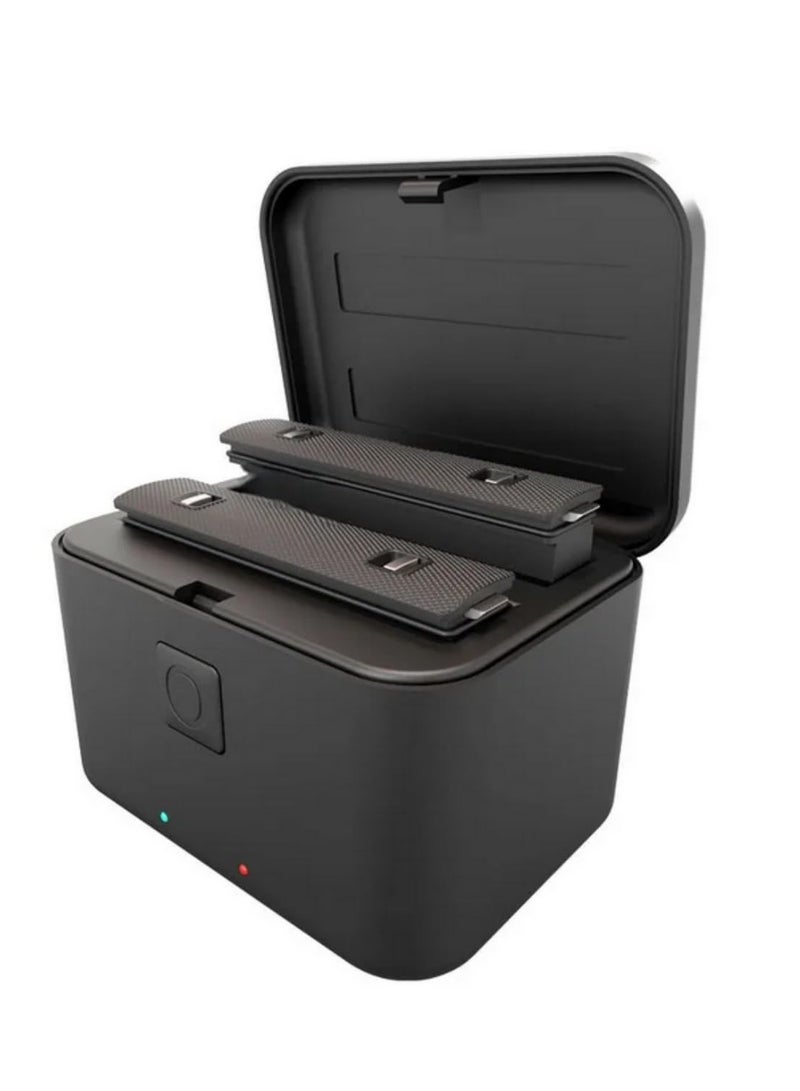 For Insta360 X5 Dual Battery Charger Hub Intelligent 2 Way Fast Charging Case with USB-C (5V/3A) Compact Efficient Charging Dock for X5 Camera Accessories（only charger box) - Image 2