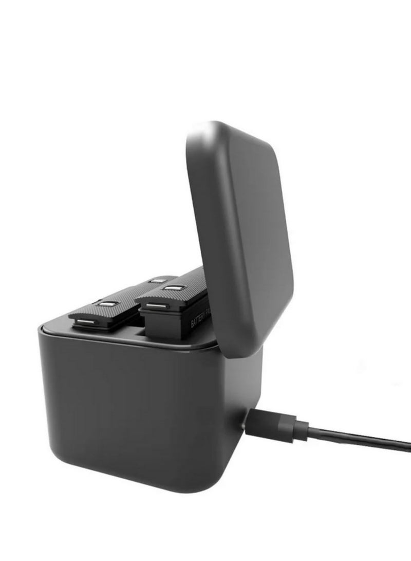 For Insta360 X5 Dual Battery Charger Hub Intelligent 2 Way Fast Charging Case with USB-C (5V/3A) Compact Efficient Charging Dock for X5 Camera Accessories（only charger box) - Image 5